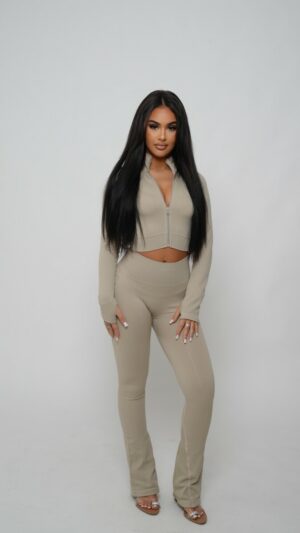 Ensemble sport beige push up