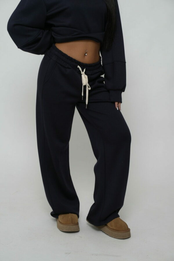 Pantalon jogging polaire noir